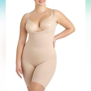 Miraclesuit shapewear extra firm control torsette 2931 beige plus